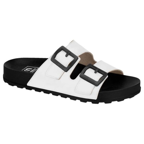 Sandalia Slide Fivela Basica Moleca